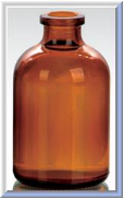 30mL 50mL amber serum vial bottle